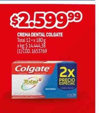 Makro Crema dental colgate oferta