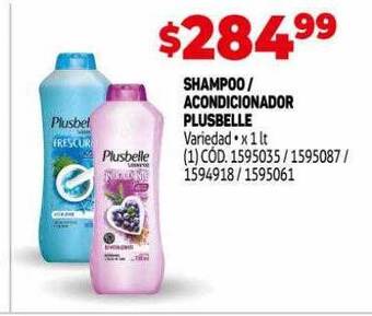 Makro Shampoo acondicionador plusbelle oferta