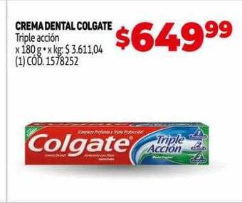 Makro Crema dental colgate oferta