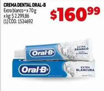 Makro Crema dental oral-b extra blanco oferta
