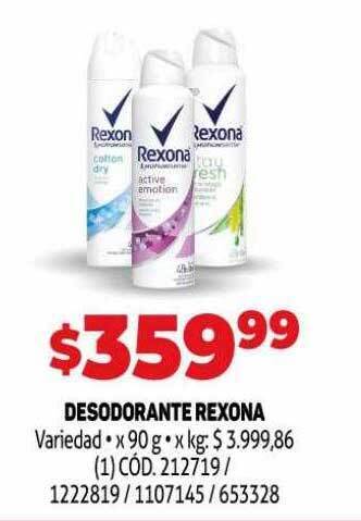 Makro Desodorante rexona oferta