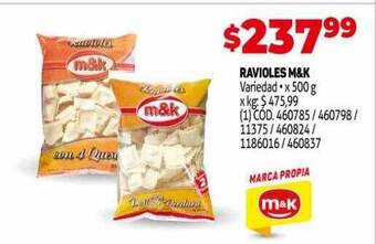 Makro Ravioles m&k oferta