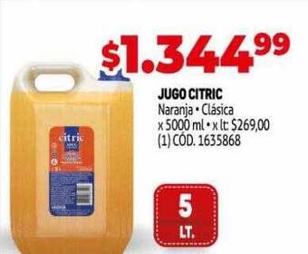 Makro Jugo citric oferta
