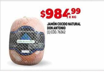 Makro Jamón cocido natural don antonio oferta