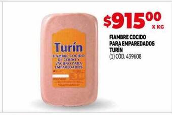 Makro Fiambre cocido para emparedados turin oferta