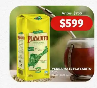 Super MAMI Yerba mate playadito oferta