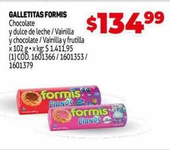 Makro Galletitas formis oferta