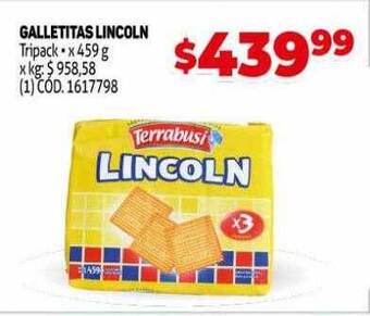 Makro Galletitas lincoln oferta