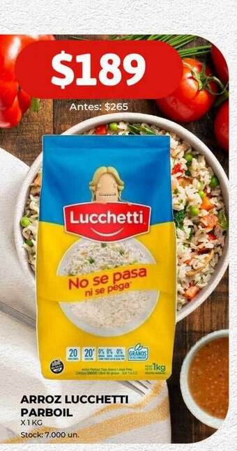 Super MAMI Arroz lucchetti parboil oferta