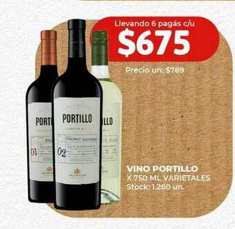 Super MAMI Vino portillo oferta