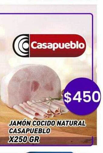Supermercados Zeta Jamón cocido natural casapueblo oferta