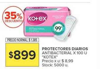 Carrefour Protectores diarios antibacterial oferta