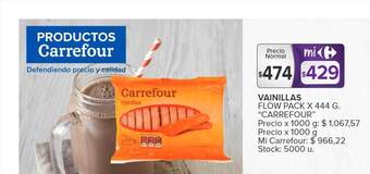 Carrefour Vainillas flow pack oferta