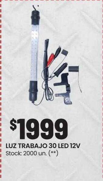 Walmart Luz trabajo 30 led 12v oferta