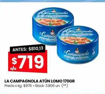 Changomas La campagnola atún lomo oferta