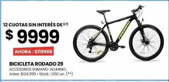 Changomas Bicicleta rodado 29 oferta