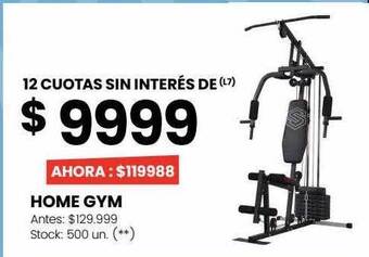 Changomas Home gym oferta