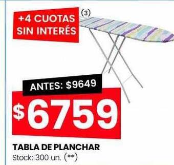Changomas Tabla de planchar oferta