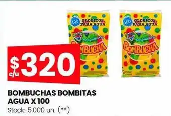 Changomas Bombuchas bombitas agua oferta