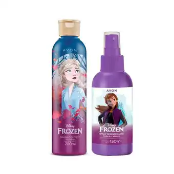 Avon Set x2 shampoo 2 en 1 + spray desenredante | frozen oferta