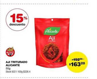 Atomo Conviene Aji triturado alicante 15% descuento oferta