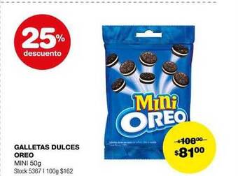 Atomo Conviene Galletas dulces oreo mini 25% descuento oferta