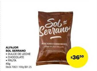 Atomo Conviene Alfajor sol serrano oferta