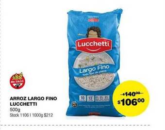 Atomo Conviene Arroz largo fino lucchetti oferta