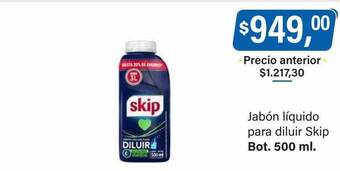 Supermercados Damesco Jabón liquido para diluir skip oferta