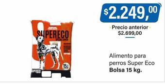 Supermercados Damesco Alimento para perros super eco oferta