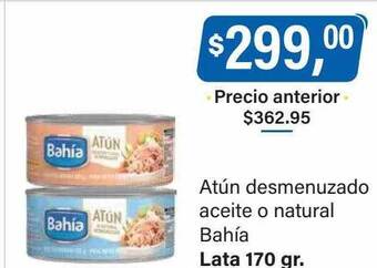 Supermercados Damesco Atún desmenuzado aceite o natural bahia oferta