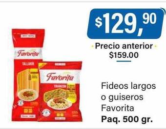 Supermercados Damesco Fideos largos o guiseros favorita oferta