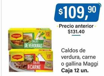 Supermercados Damesco Caldos de verdura carne o gallina maggi oferta