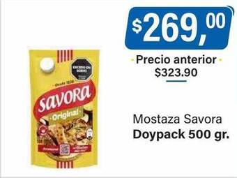 Supermercados Damesco Mostaza savora oferta