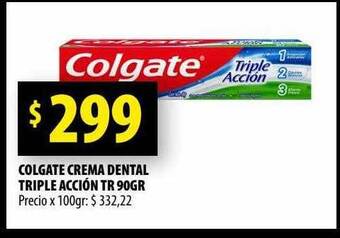 Punto Mayorista Colgate crema dental triple acción tr 90gr oferta