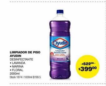Atomo Conviene Limpiador de piso ayudin oferta