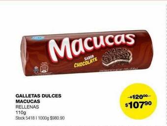 Atomo Conviene Galletas dulces macucas oferta