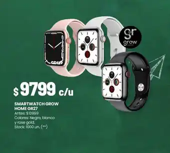 Walmart Smartwatch grow home gr27 oferta