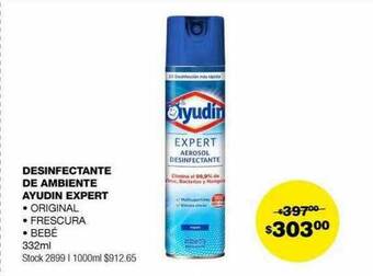 Atomo Conviene Desinfectante de ambiente ayudin expert oferta