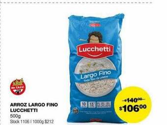 Atomo Conviene Arroz largo fino lucchetti oferta