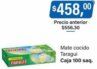 Supermercados Damesco Mate cocido taragui oferta