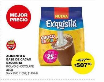Atomo Conviene Alimento a base de cacao exquisita oferta