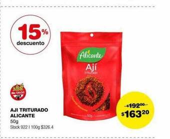 Atomo Conviene Aji triturado alicante 15% descuento oferta