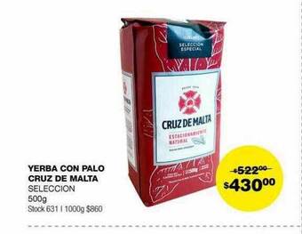 Atomo Conviene Yerba con palo cruz de malta oferta