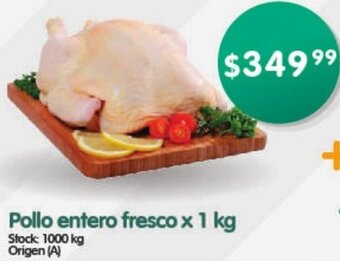 Supermercados Buenos Días Pollo Entero Fresco 1kg oferta
