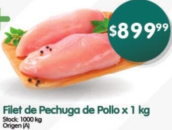 Supermercados Buenos Días Filet de Pechuga de Pollo 1kg oferta