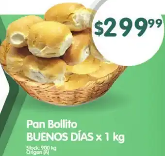 Supermercados Buenos Días Pan Bollito Buenos Días 1kg oferta