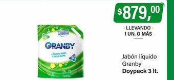 Supermercados Damesco Jabón liquido granby oferta