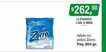 Supermercados Damesco Jabón en polvo zorro oferta