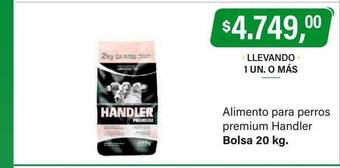 Supermercados Damesco Alimento para perros premium handler oferta